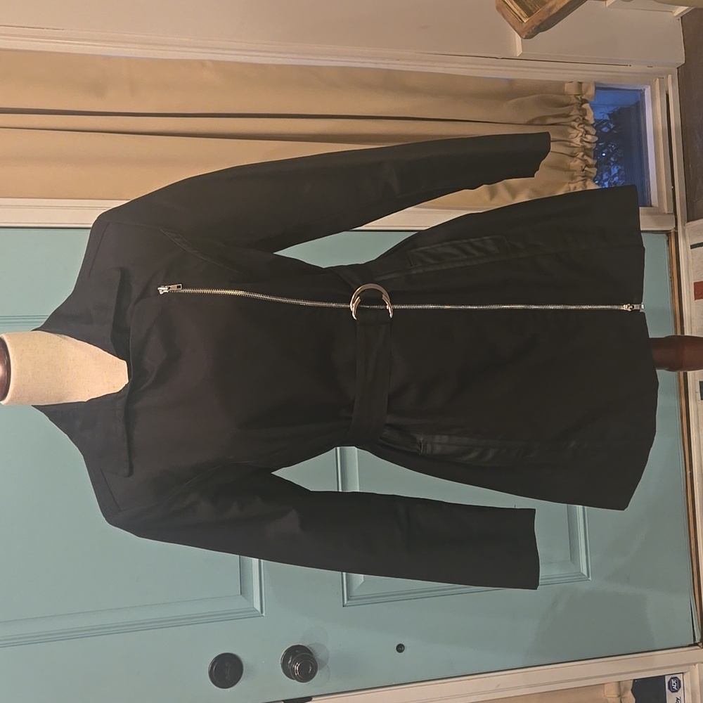 LM Studio Benne Trench Jacket, size M, black